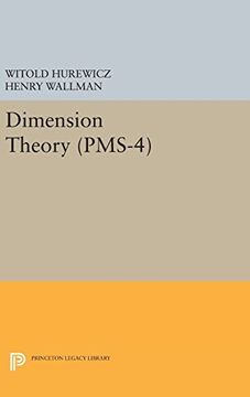 portada Dimension Theory (Pms-4) (Princeton Mathematical Series) (en Inglés)