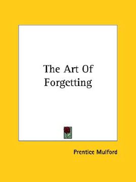 portada the art of forgetting (en Inglés)