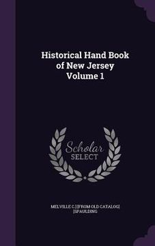 portada Historical Hand Book of New Jersey Volume 1