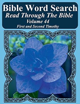 portada Bible Word Search Read Through the Bible Volume 44: First and Second Timothy Extra Large Print (en Inglés)
