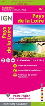portada Pays de la Loire 1: 250 000 (en Francés)