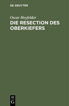 portada Die Resection des Oberkiefers (in German)