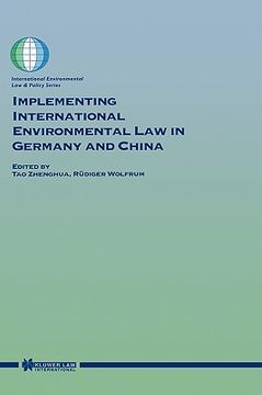 portada implementing international environmental law in germany and china (en Inglés)