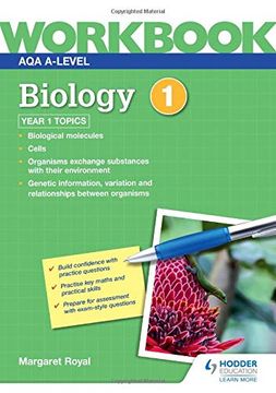 portada Aqa A-Level Biology Workbook 1 (Aqa Workbook) (en Inglés)