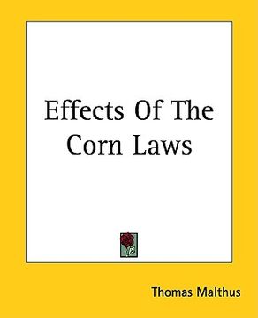 portada effects of the corn laws (en Inglés)