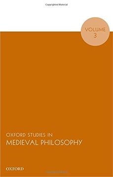 portada Oxford Studies In Medieval Philosophy, Volume 3 (en Inglés)