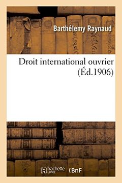 portada Droit international ouvrier (French Edition)