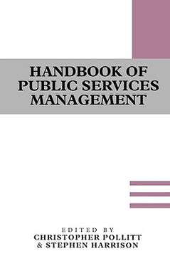 portada handbook of public services management (en Inglés)