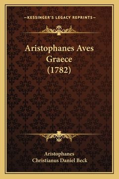 portada Aristophanes Aves Graece (1782) (in Latin)