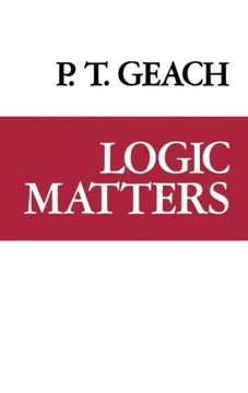 portada Logic Matters (en Inglés)