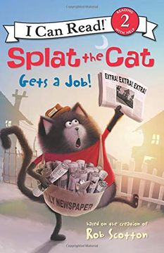 portada Splat the cat Gets a Job! (i can Read Level 2) 