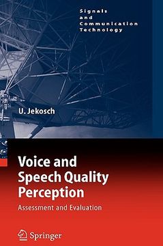 portada voice and speech quality perception: assessment and evaluation (en Inglés)