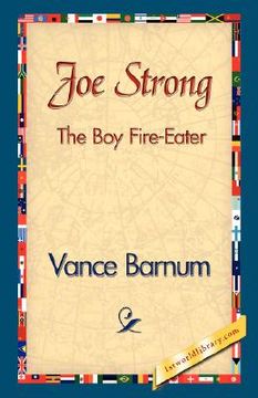 portada joe strong the boy fire-eater (in English)