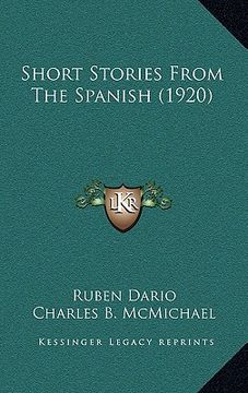 portada short stories from the spanish (1920) (en Inglés)