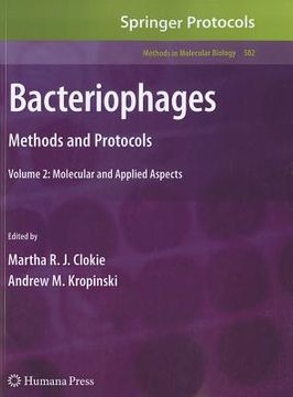 portada bacteriophages: methods and protocols, volume 2: molecular and applied aspects (en Inglés)