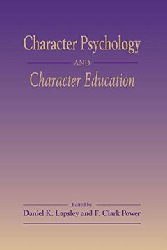 portada Character Psychology and Character Education (en Inglés)