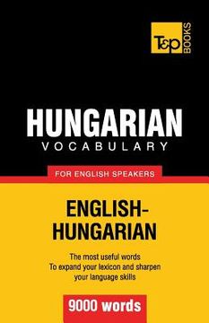 portada Hungarian vocabulary for English speakers - 9000 words (en Inglés)