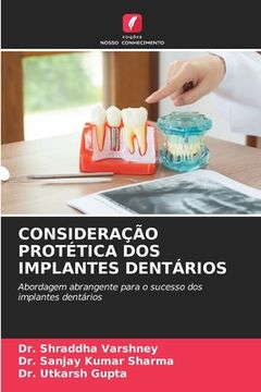 portada Consideração Protética DOS Implantes Dentários (en Portugués)