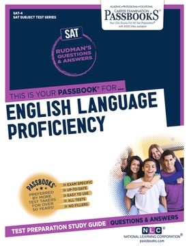 portada English Language Proficiency (Sat-4): Passbooks Study Guide Volume 4 (en Inglés)
