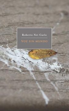 portada Voz Sin Mundo: Book of Poems