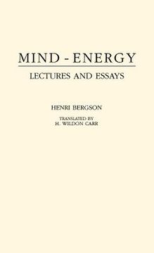 portada mind-energy: lectures and essays