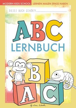 portada Abc Lernen - das Abc-Buch der Tiere zum Erlernen des Alphabets | Buchstaben Üben und Schreiben Lernen für Vorschule und Grundschule