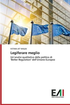 portada Legiferare meglio (en Italiano)