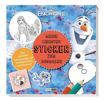 portada Disney die Eiskönigin 2: Meine Liebsten Sticker zum Ausmalen: Über 60 Sticker zum Anmalen und 16 Farbige Szenen zum Verzieren! (en Alemán)