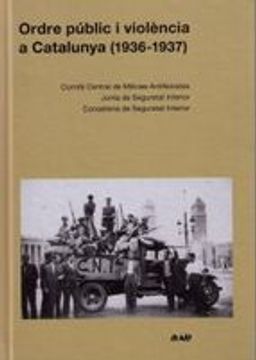 portada ordre public i violencia a catalunya (1936-1937) -