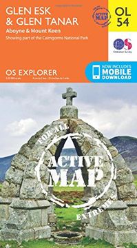 portada Glen Esk & Glen Tanar 1 : 25 000 (OS Explorer Map)