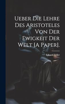 portada Ueber die Lehre des Aristoteles von der Ewigkeit der Welt [a Paper].