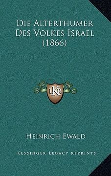 portada Die Alterthumer Des Volkes Israel (1866) (en Alemán)