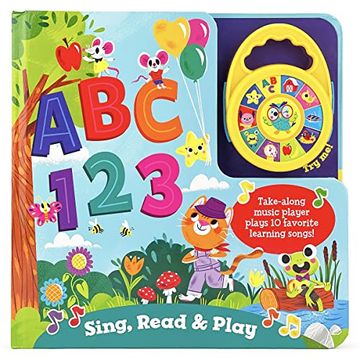 portada Abc 123 Sing, Read & Play - Children'S Deluxe Music Player toy and Board Book Set, Ages 1-5 