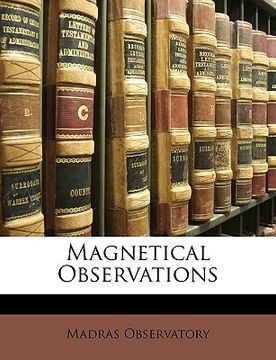portada magnetical observations (en Inglés)