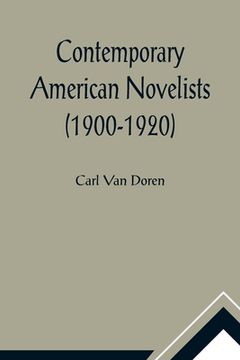 portada Contemporary American Novelists (1900-1920)