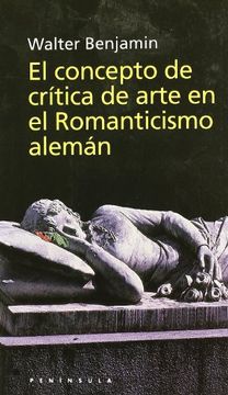 portada El concepto de crítica de arte en el Romanticismo alemán