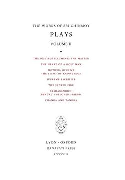 portada Plays ii (23) (Works of sri Chinmoy) (en Inglés)