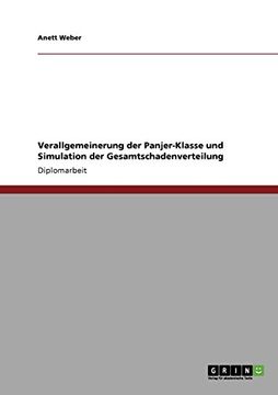 portada Verallgemeinerung der Panjer-Klasse und Simulation der Gesamtschadenverteilung (German Edition)