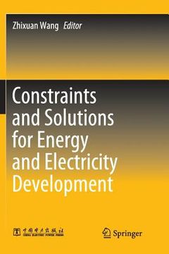 portada Constraints and Solutions for Energy and Electricity Development (en Inglés)