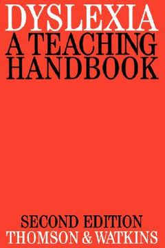 portada dyslexia: a teaching handbook (en Inglés)