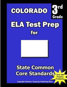 portada Colorado 3rd Grade ELA Test Prep: Common Core Learning Standards (en Inglés)