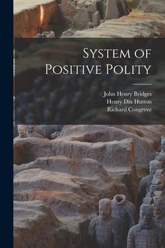 portada System of Positive Polity (en Inglés)