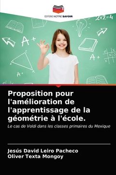 portada Proposition pour l'amélioration de l'apprentissage de la géométrie à l'école.