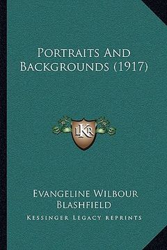 portada portraits and backgrounds (1917) (en Inglés)