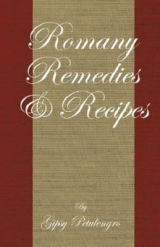 portada romany remedies and recipes (en Inglés)