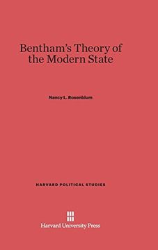 portada Bentham's Theory of the Modern State (en Inglés)