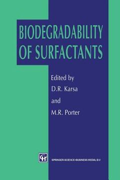 portada Biodegradability of Surfactants (en Inglés)