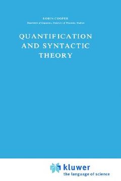 portada quantification and syntactic theory (en Inglés)