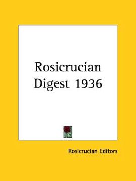 portada rosicrucian digest 1936 (en Inglés)