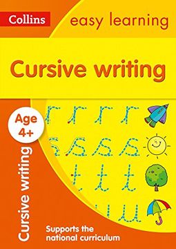portada Collins Easy Learning Preschool - Cursive Writing Ages 4-5 (en Inglés)